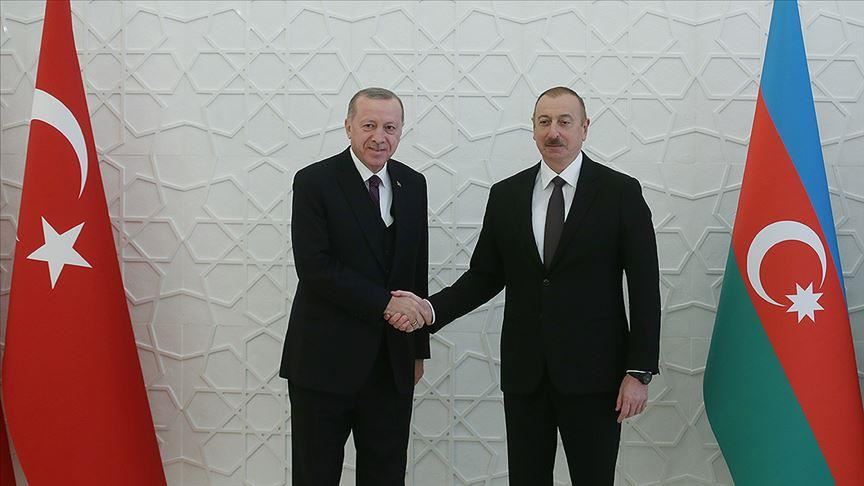 Azerbaijan leader hails Turkish support against Armenia