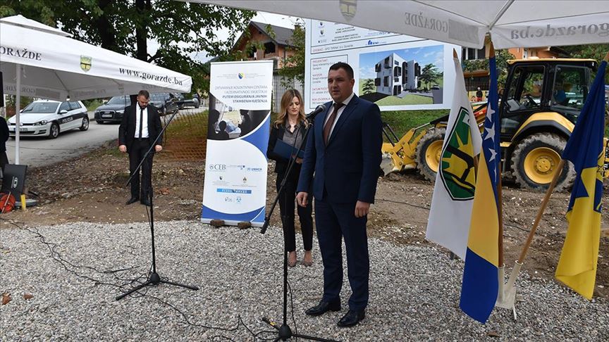 Goražde: Položen kamen temeljac za novu zgradu, gasi se kolektivni centar