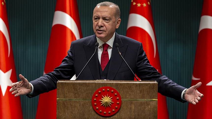 Presidente de Turquía insta a los líderes de la UE a fomentar el diálogo sobre el Mediterráneo Oriental