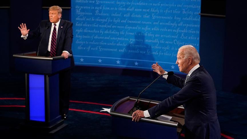 مواجهة مشتعلة بين ترامب وبايدن في أول مناظرة بينهما