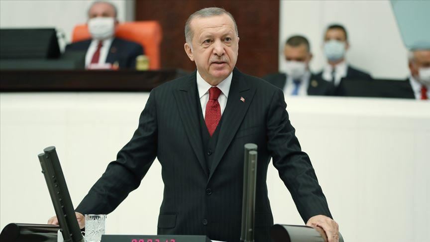 اردوغان: صلح پایدار در منطقه با عقب‌نشینی ارمنستان از سرزمین‌های اشغال شده آذربایجان حاصل می‌شود