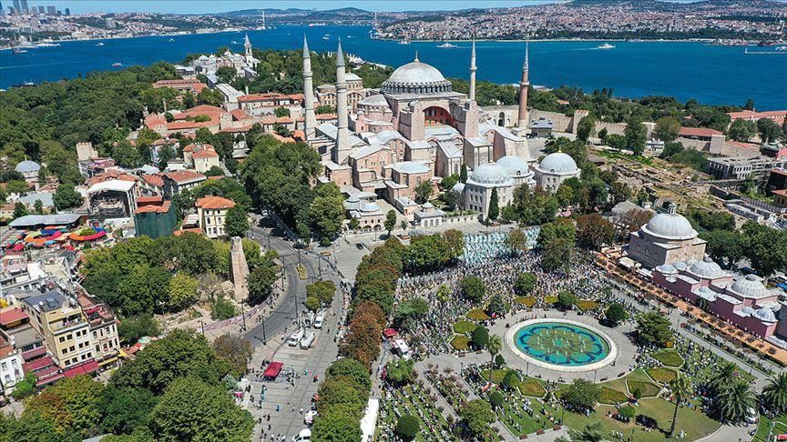 Over 1.5M visit Istanbul’s Hagia Sophia Grand Mosque