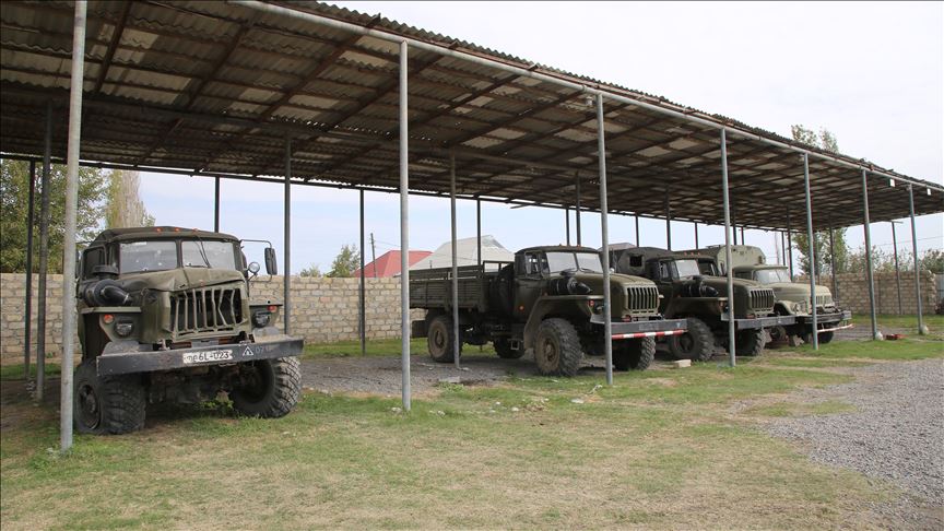 Azerbaijan seizes Armenian arms, ammunition, vehicles