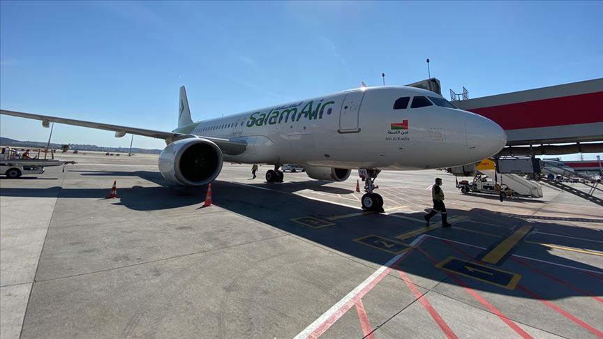 طيران السلام الع مانية تستأنف رحلاتها إلى مطار صبيحة التركي