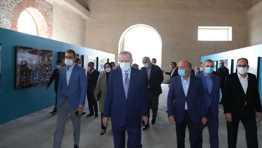 تركيا اليوم الرئيس التركي يتفقد سير أعمال مشروع "ترسانة إسطنبول" الرئيس التركي يتفقد سير أعمال مشروع "ترسانة إسطنبول"