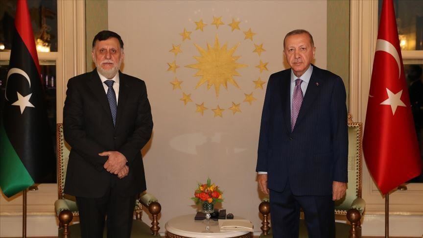 Turkish president receives Libyan PM in Istanbul