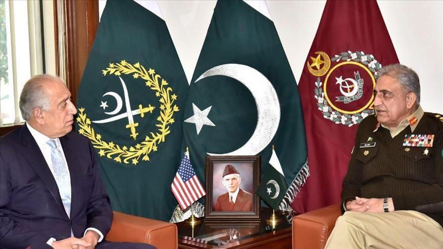 US chief negotiator meets Pakistan’s army chief