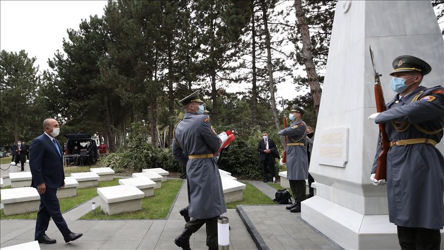 Turkish FM opens memorial in honor of Galicia martyrs