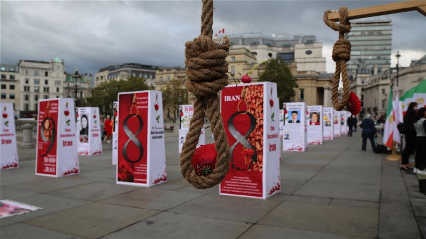 اعتراض مردم انگلستان به حکم اعدام‌ در ایران