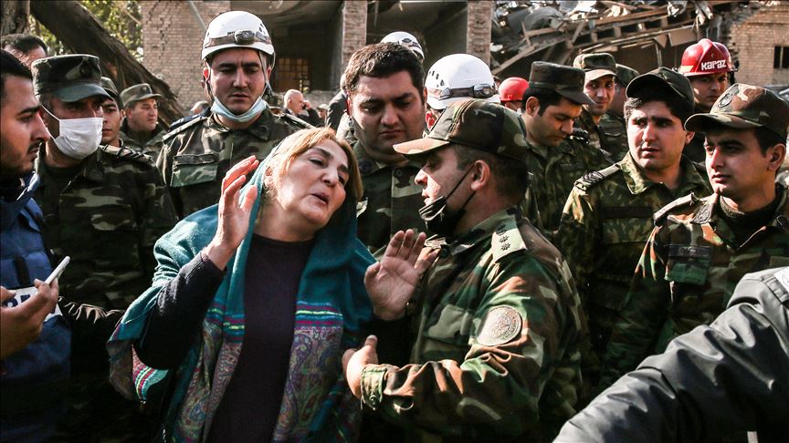 Nuevo ataque armenio en la ciudad azerbaiyana de Ganja deja nueve muertos y 34 heridos 