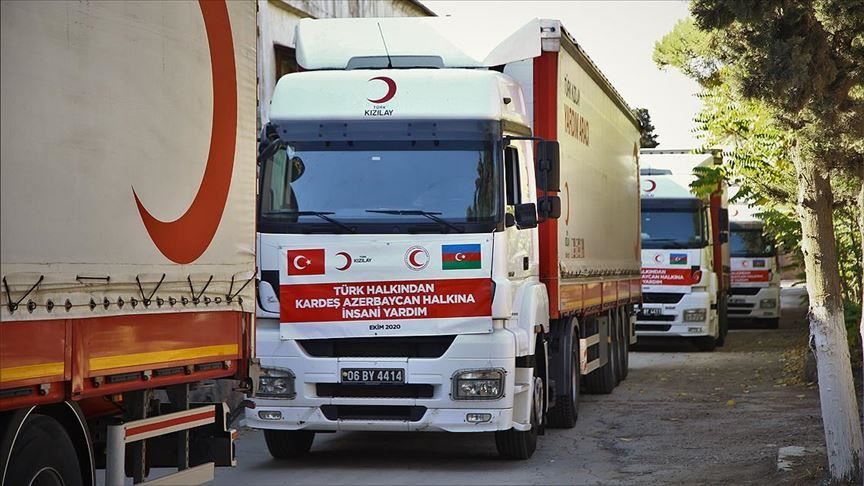 Turkey delivers aid to Azerbaijan amid clashes