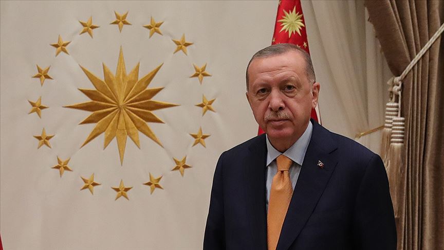 Cumhurbaşkanı Erdoğan'dan şehit ailesine başsağlığı mesajı