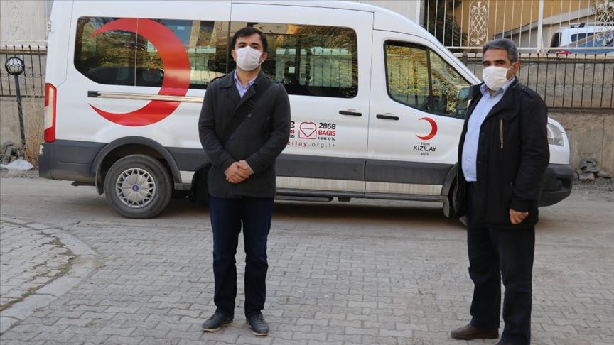 Türk Kızılay Ağrı'da immün plazma bağışında bulunmak isteyenlere öncülük ediyor