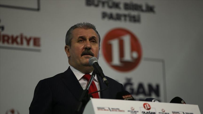 BBP Genel Başkanı Destici: BBP'de 'Genel Başkan böyle istedi' denilebilecek tek bir karar yoktur