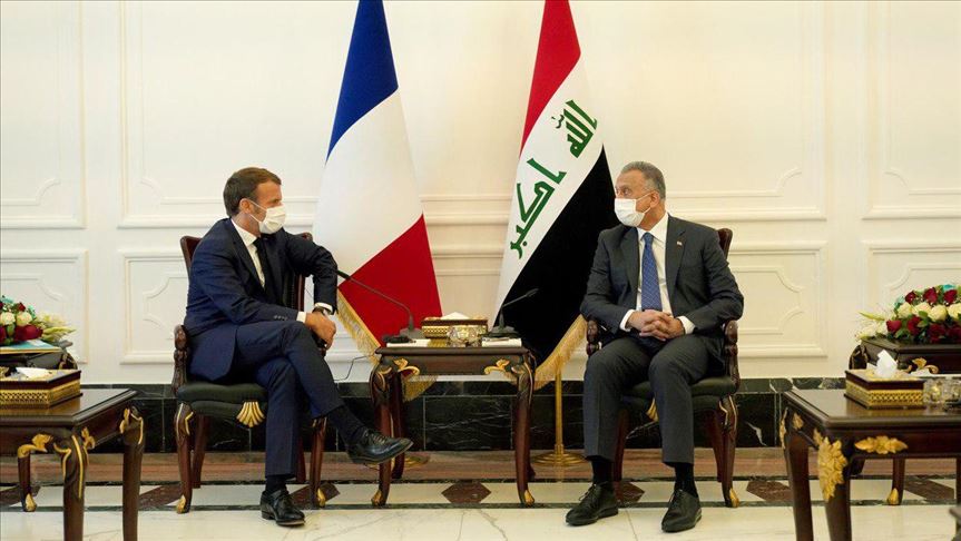 دیدار نخست وزیر عراق با ماکرون