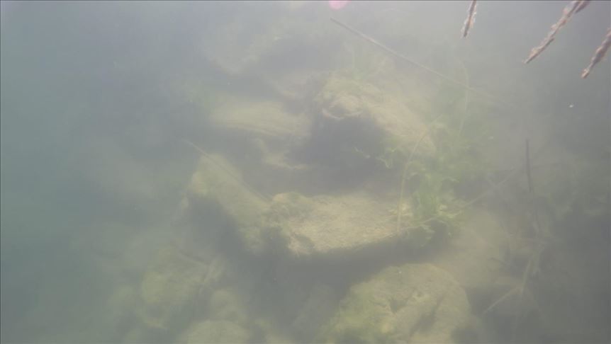Ruins of church discovered on bottom of Turkish lake