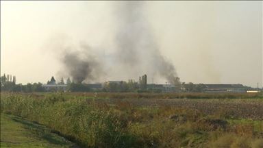 Armenian forces hit Azerbaijan's cotton factory