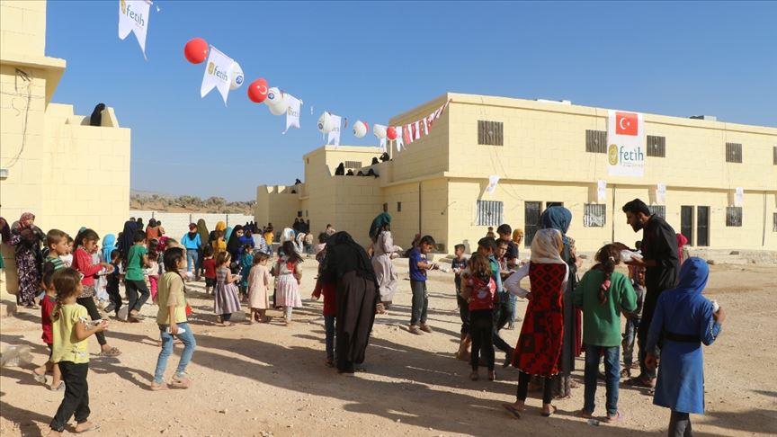 İdlib'de Muhammed Mursi Yetim Yaşam Merkezi açıldı 
