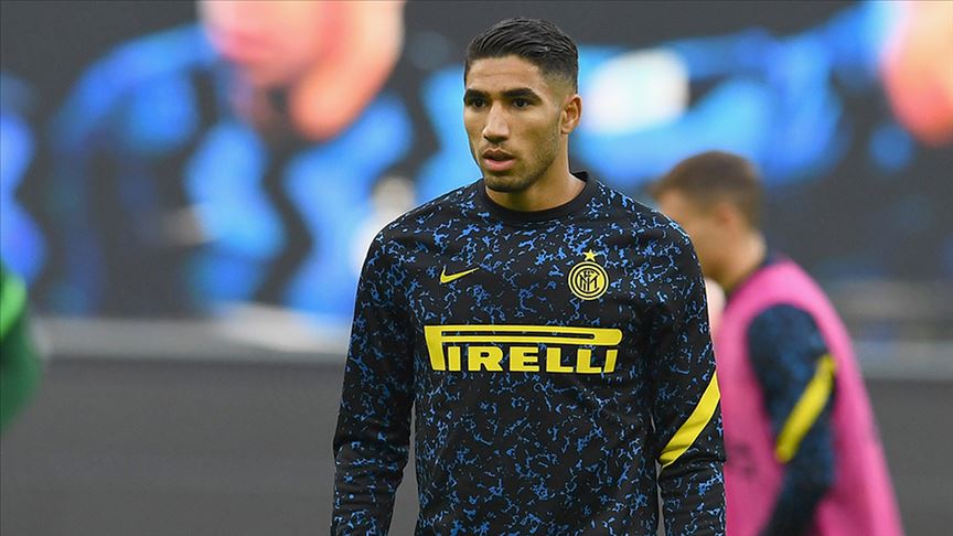 Inter'de Achraf Hakimi Kovid-19'a yakalandı