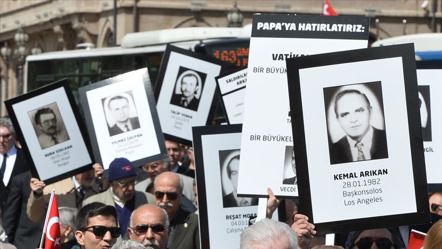 Ermeni terör örgütlerinin şehit ettiği Türk diplomatları unutulmuyor