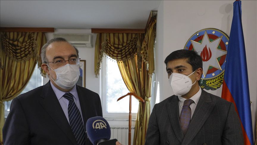 Turski ambasador Koc posjetio Ambasadu Azerbejdžana u BiH i odao počast stradalim civilima