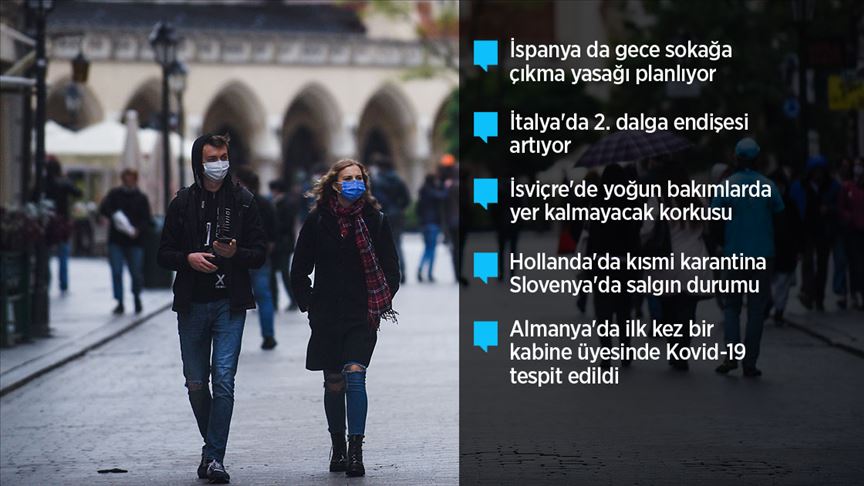 Avrupa ülkelerinde Kovid-19 tedbirleri geri geliyor