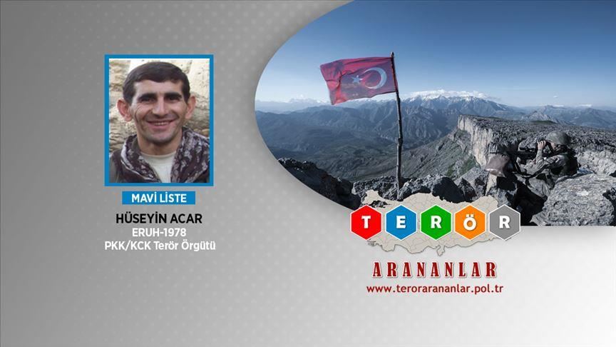 Wanted PKK terrorist among 4 neutralized in Turkey