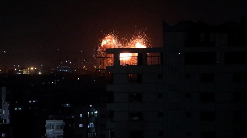 Israeli warplanes strike Hamas targets in Gaza Strip