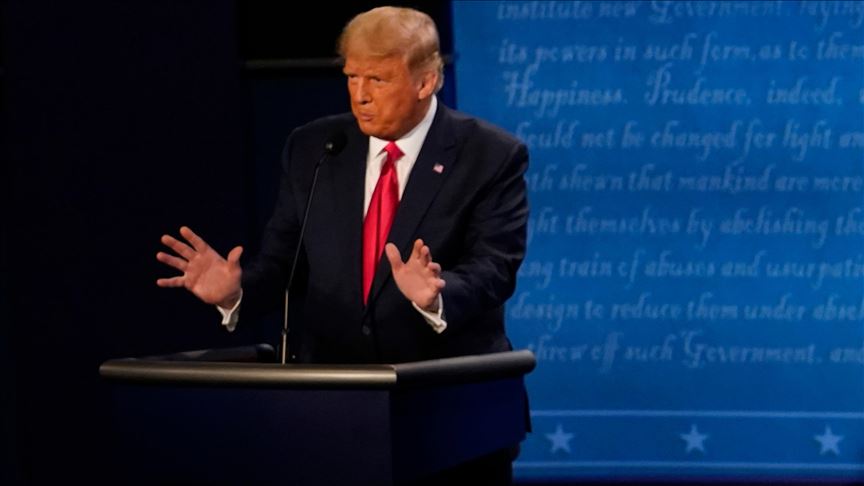 Trump claims to be 'least racist person in' debate room