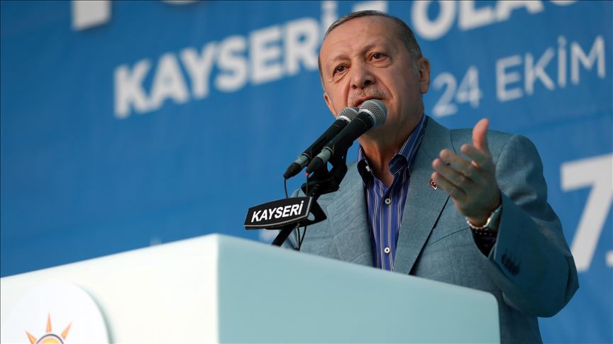 أردوغان: سنواصل دعم نضال أذربيجان لتحرير أراضيها 