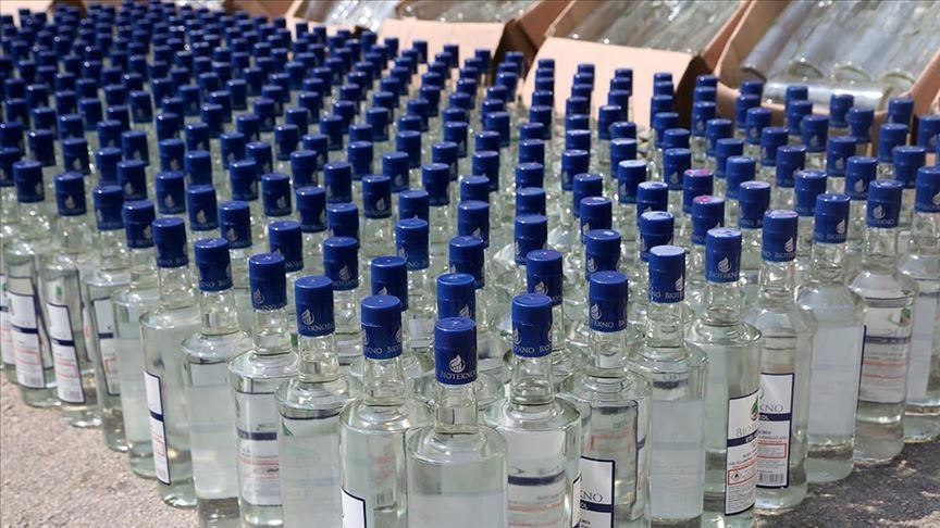 Turkey: Police seize 95 liters of bootleg alcohol