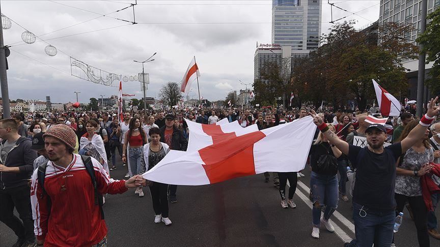 В Минске прошел протестный марш