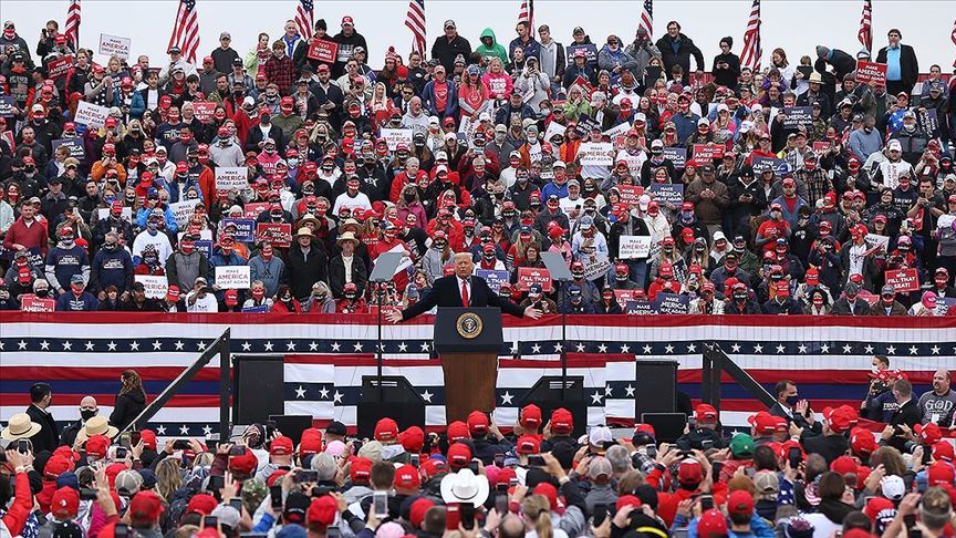 Trump'tan seçime 8 gün kala kritik eyaletlerden Pennsylvania'da 3 ayrı miting
