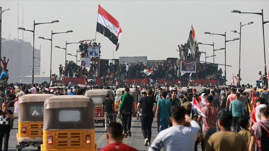Irak: manifestantes salieron a las calles de Bagdad un año después de las protestas antigubernamentales de 2019