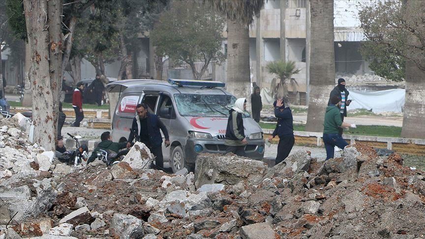 إصابة مدنيين اثنين في تفجير إرهابي شمالي سوريا