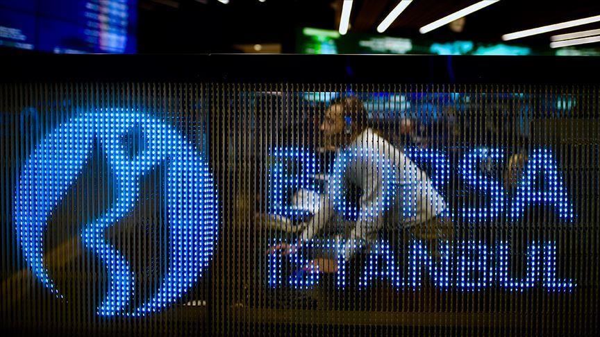 Turkish stocks down at Monday's close