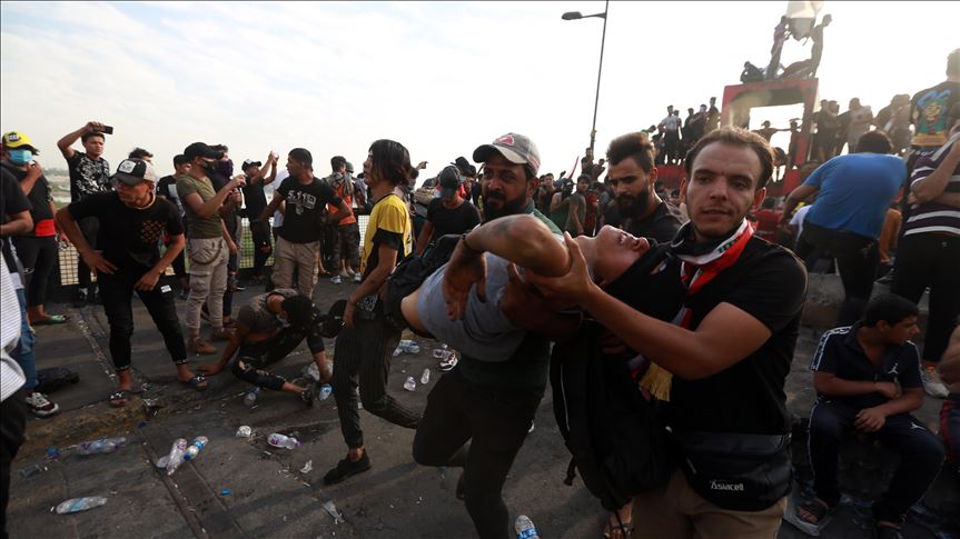 بغداد.. قوات الأمن تطلق الرصاص الحي لتفريق محتجين