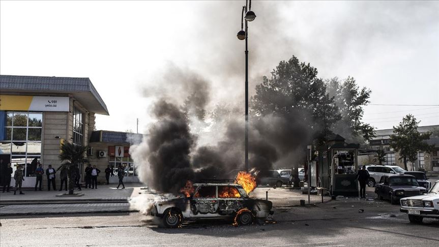 Ataques de Armenia sobre localidad de Azerbaiyán dejan hasta el momento 21 muertos