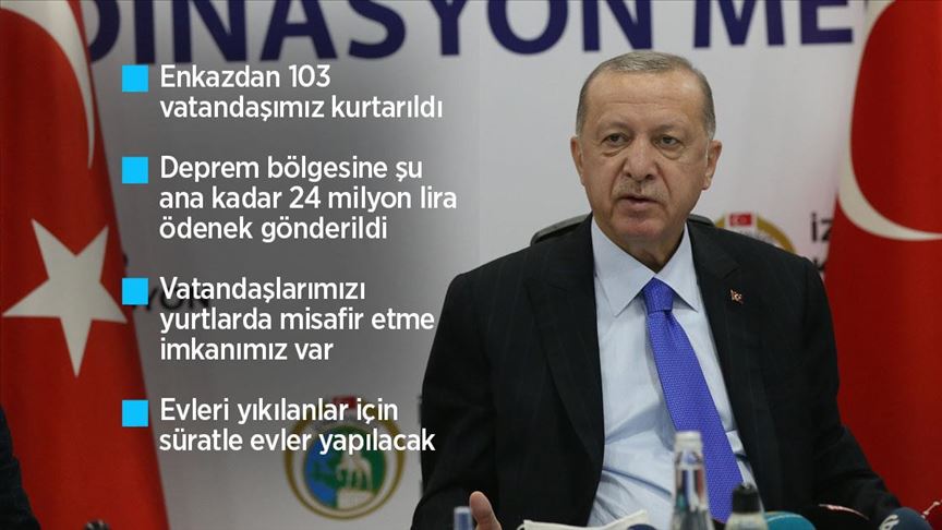 Cumhurbaşkanı Erdoğan: Yurtlarımızda aileleri misafir edecek imkanlarımız var