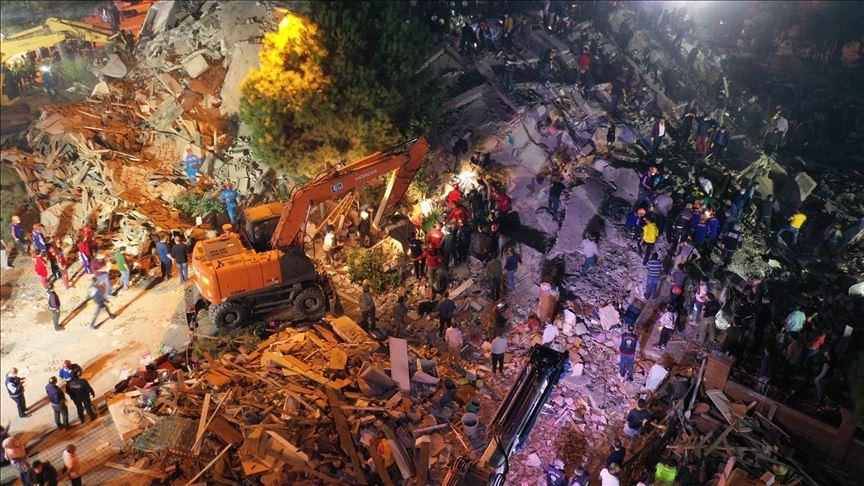 17 tewas dan 709 terluka akibat gempa M 6,6  di Izmir, Turki