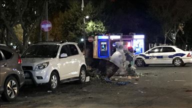 Ataşehir'de çöp konteynerinde patlama