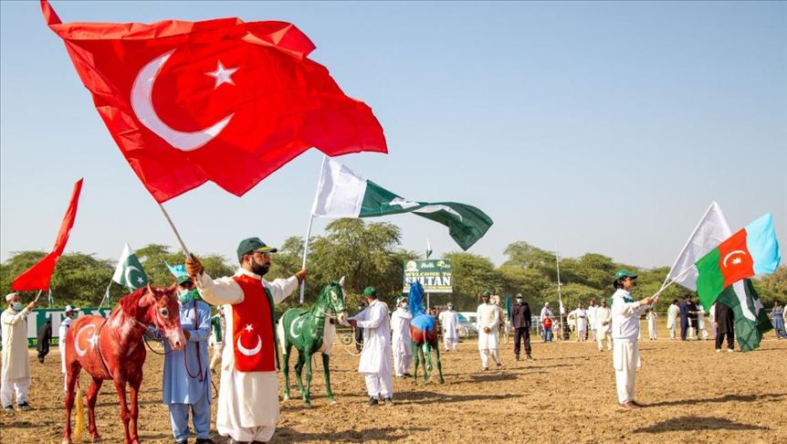 Pakistan tent peggers in solidarity with Azerbaijan