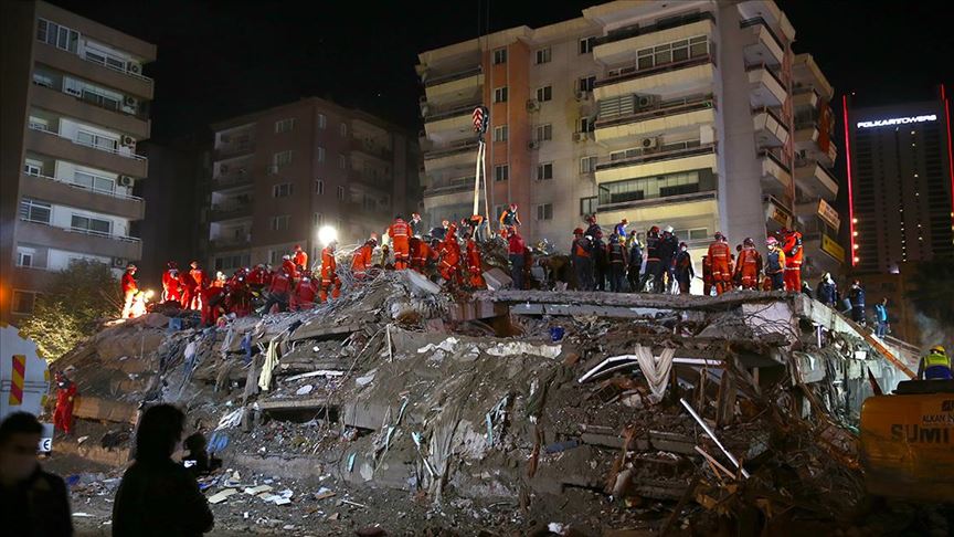 "آفاد" التركية تنشر تقريراً تقييمياً أولياً حول زلزال إزمير 