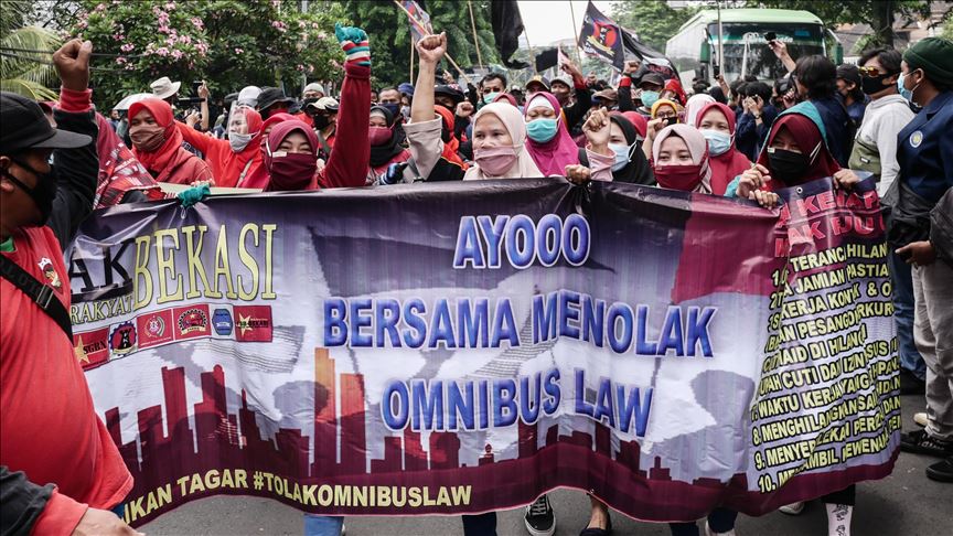UU Cipta Kerja disahkan, penolakan masih berlanjut