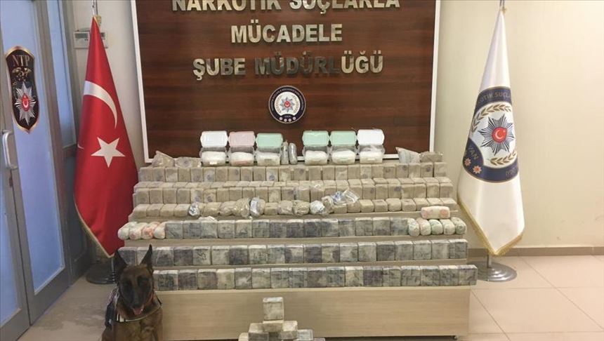 Turkey: Over 450 kg of heroin, marijuana seized