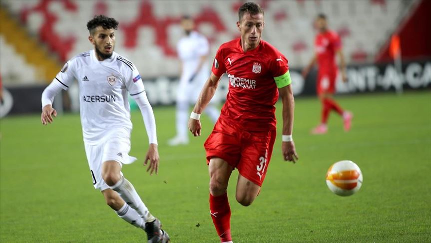 Football: Sivasspor beat Qarabag 2-0 in Europa League