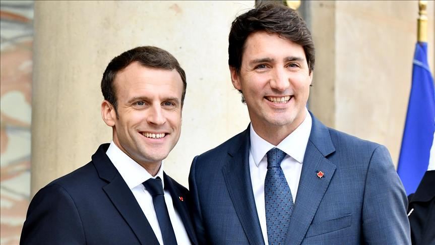 Entretien téléphonique Trudeau-Macron