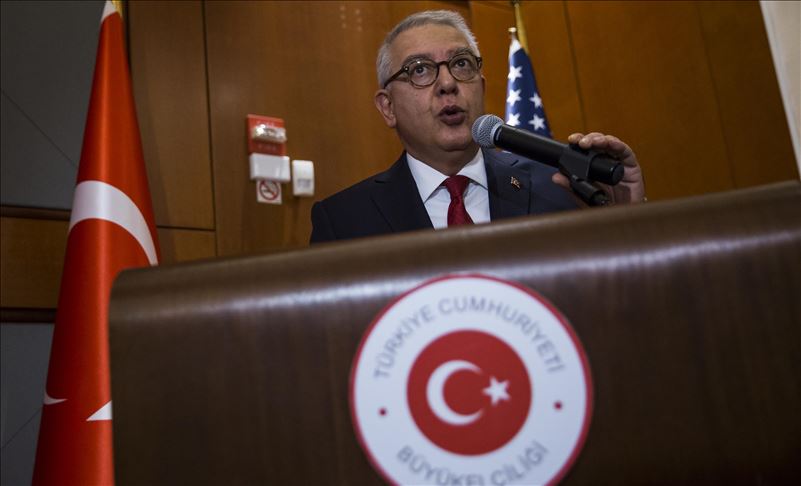 Turkey's US envoy condemns attack on Turkish restaurant