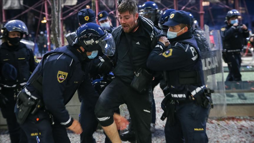 Slovenia: Protesters, police clash over COVID measures