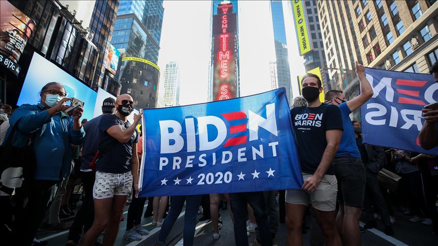 Americans celebrate Biden's win in cities nationwide